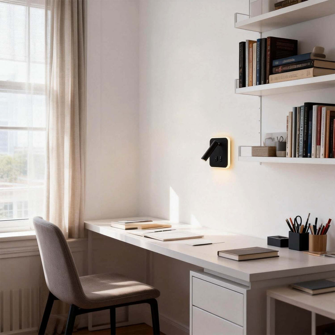 Qivol Wall Light – Minimalist LED Luxury Study Reading Lamp