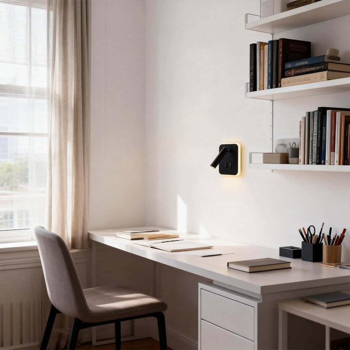Qivol Wall Light – Minimalist LED Luxury Study Reading Lamp