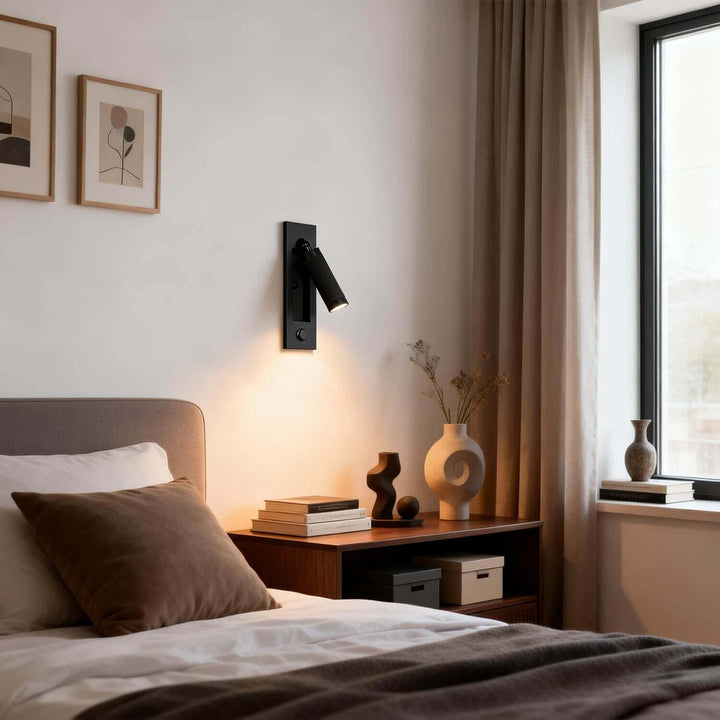 Qylon Wall Light – Modern American Simple LED Spotlight for Reading
