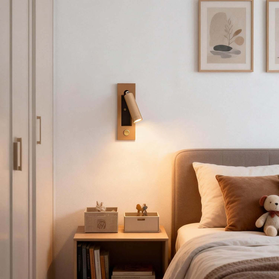 Qylon Wall Light – Modern American Simple LED Spotlight for Reading