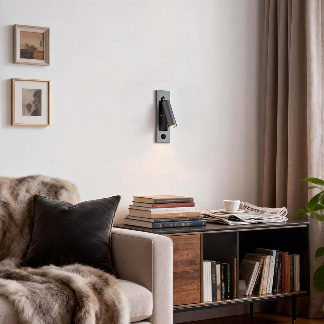 Qylon Wall Light – Modern American Simple LED Spotlight for Reading