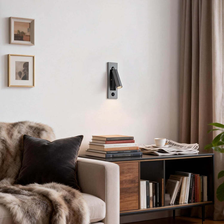 Qylon Wall Light – Modern American Simple LED Spotlight for Reading