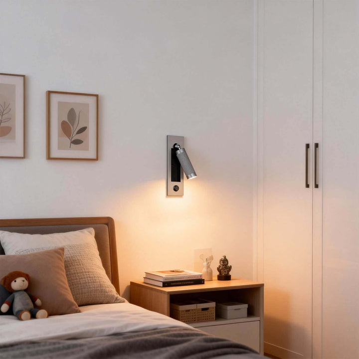 Qylon Wall Light – Modern American Simple LED Spotlight for Reading