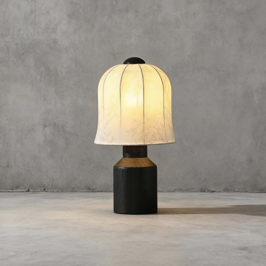 Ralevo Table Lamp - Vintage French Fabric Bedside Light