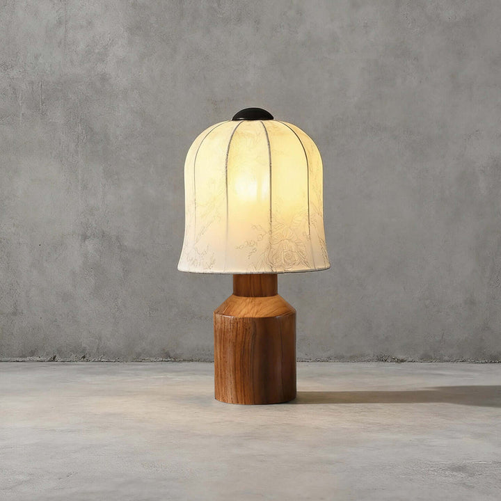 Ralevo Table Lamp - Vintage French Fabric Bedside Light