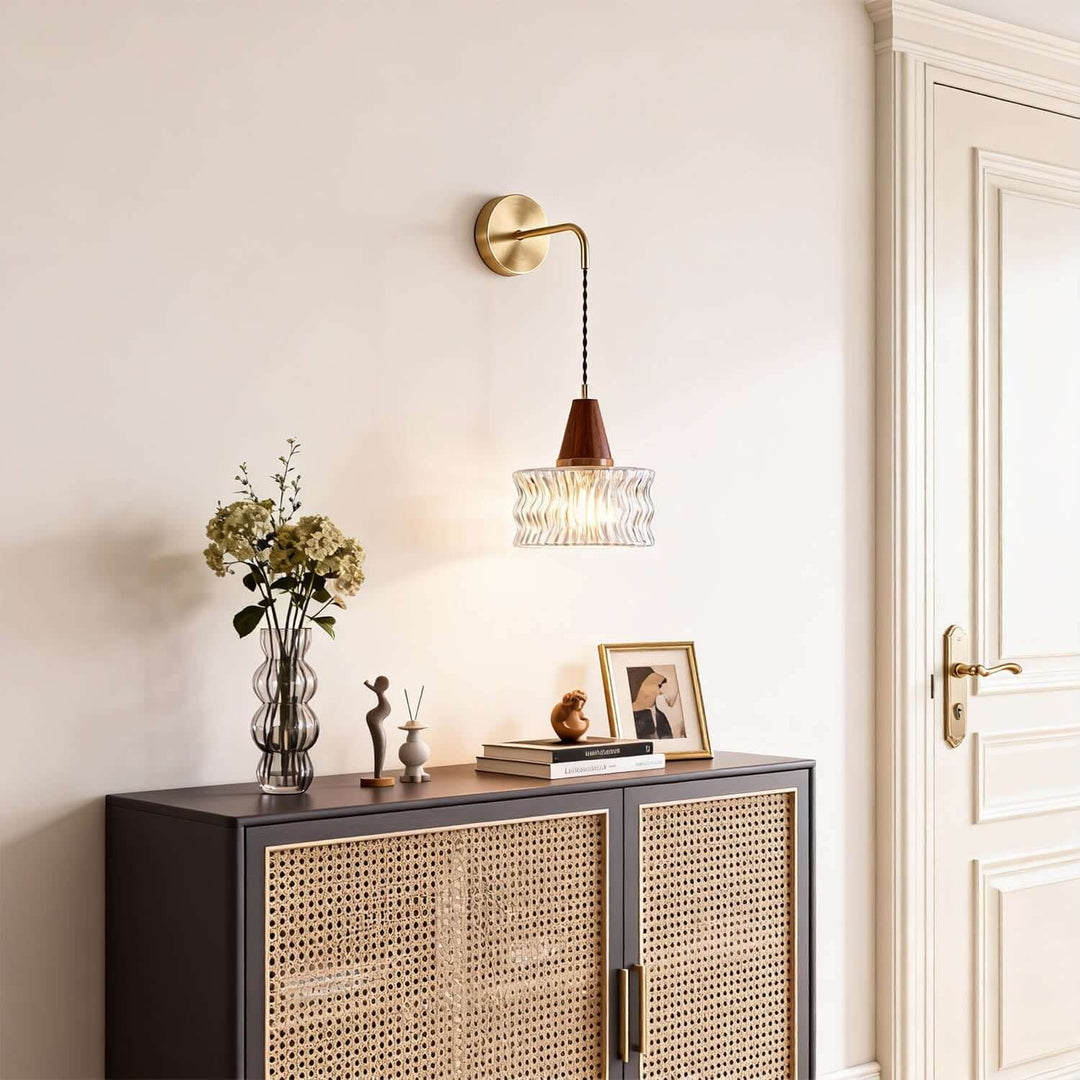 Ravico Wall Light - Modern Minimalist Glass Bedside Light