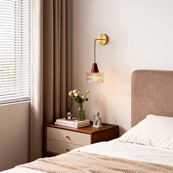 Ravico Wall Light - Modern Minimalist Glass Bedside Light