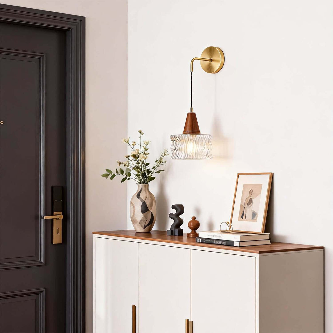 Ravico Wall Light - Modern Minimalist Glass Bedside Light