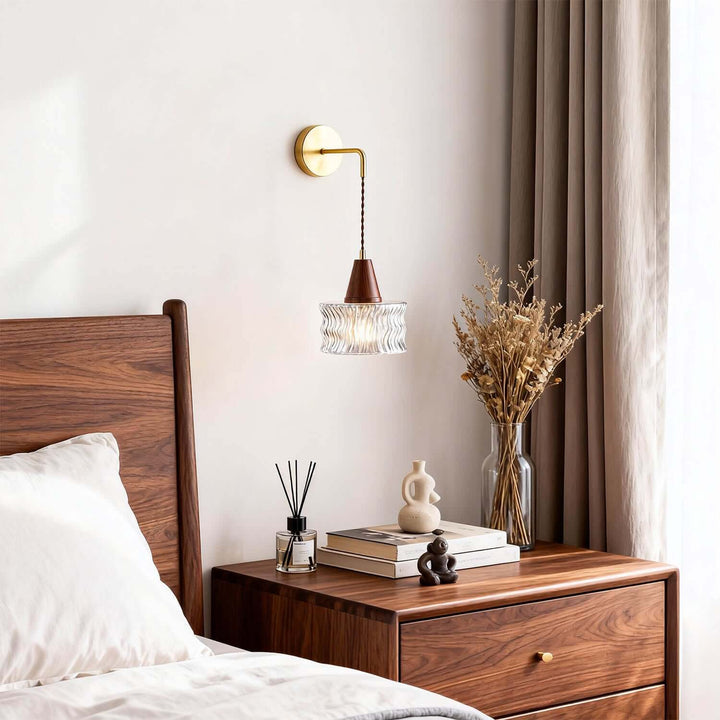 Ravico Wall Light - Modern Minimalist Glass Bedside Light