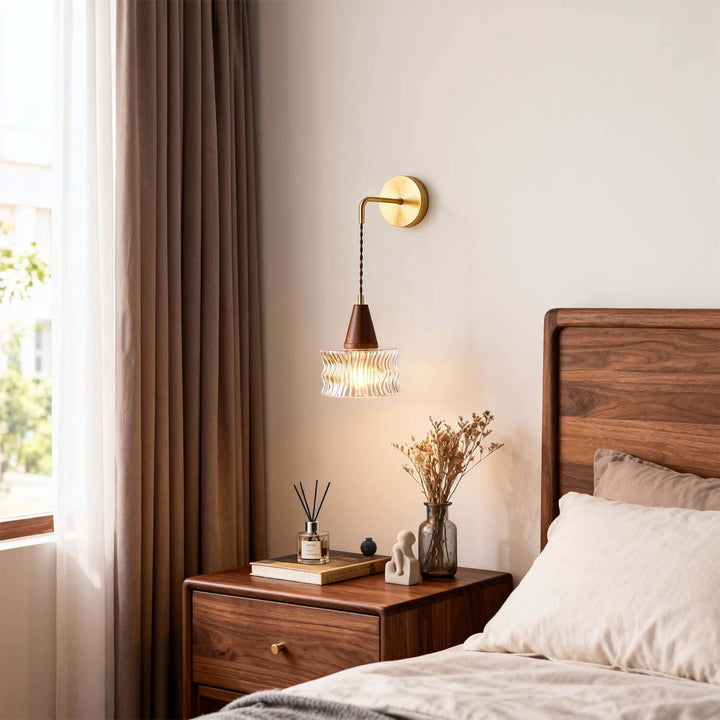 Ravico Wall Light - Modern Minimalist Glass Bedside Light