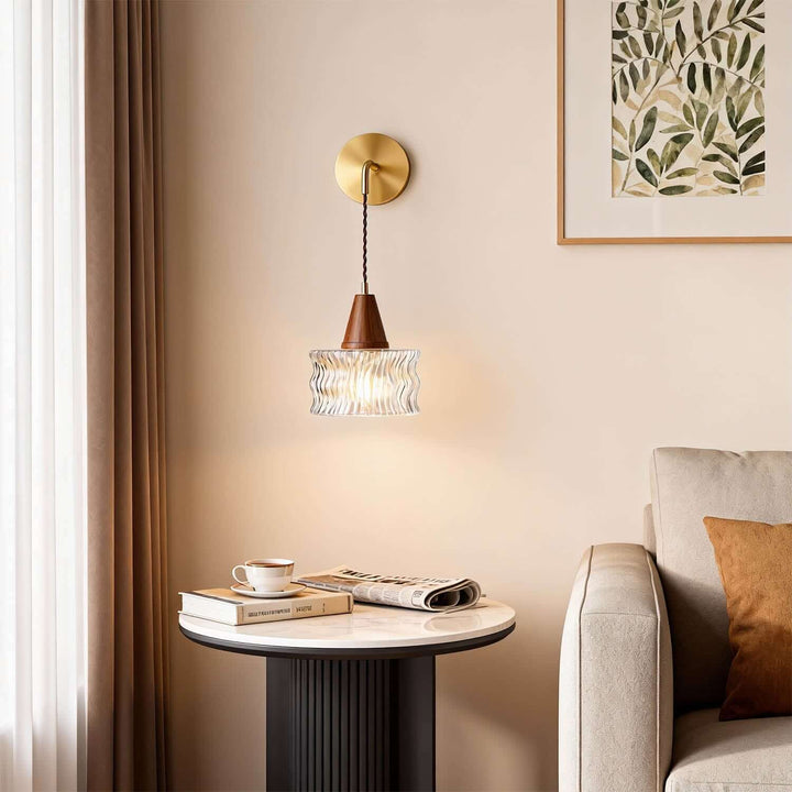Ravico Wall Light - Modern Minimalist Glass Bedside Light