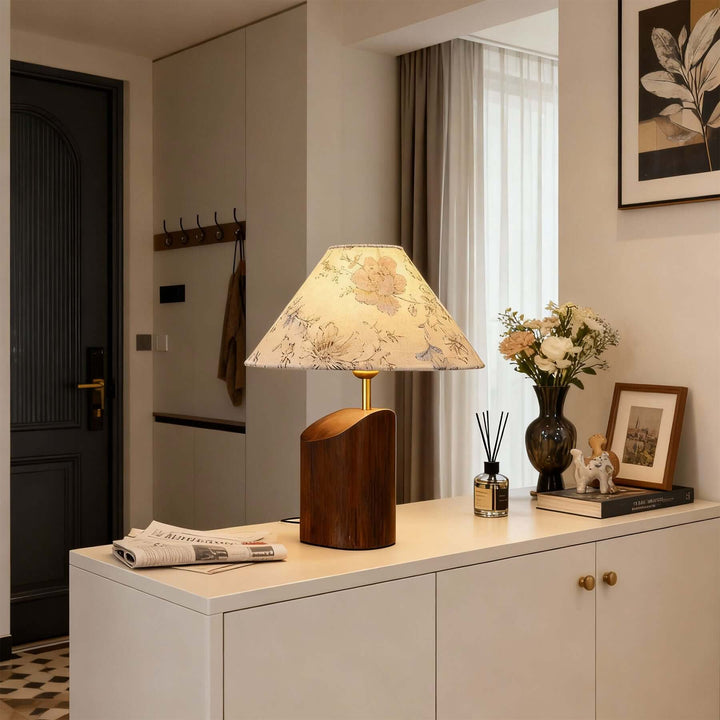 Ravien Table Lamp – Modern Fabric Bedside Table Light