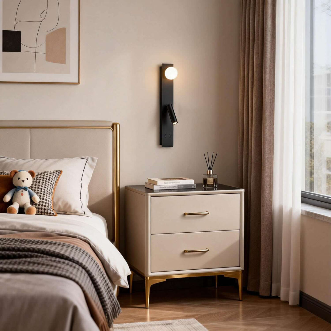 Ravix Wall Light – Nordic minimalist Reading Bedside Lamp