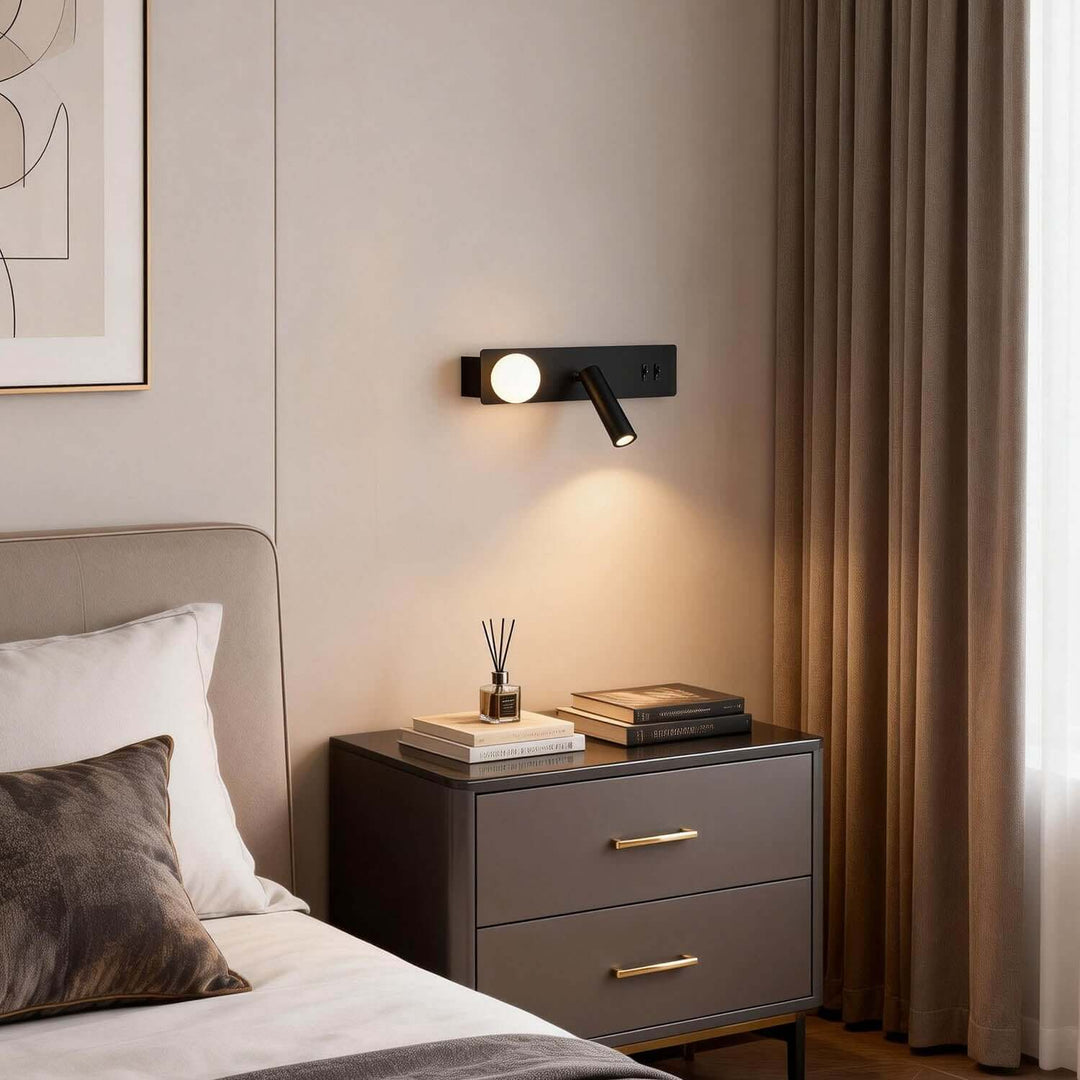 Ravix Wall Light – Nordic minimalist Reading Bedside Lamp