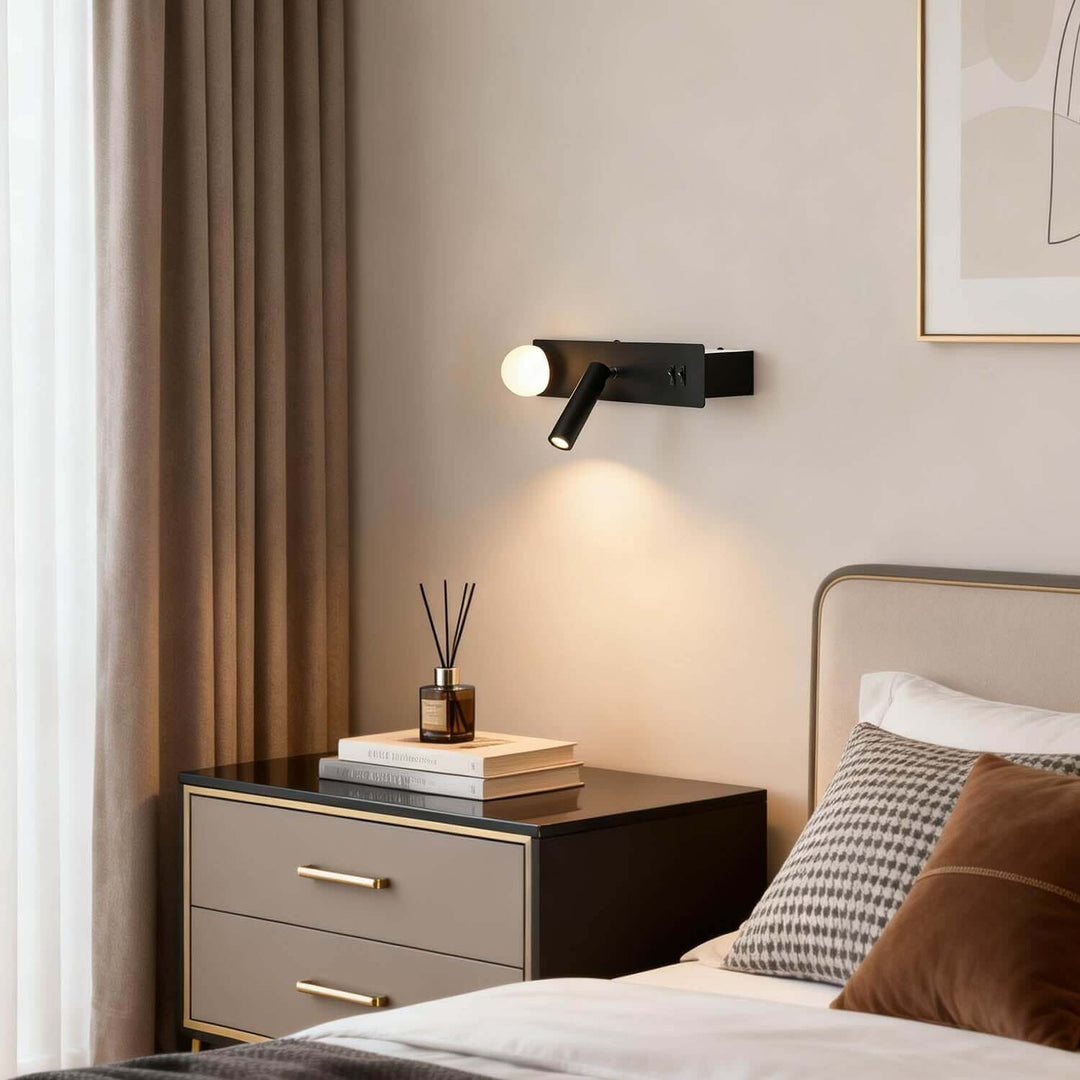 Ravix Wall Light – Nordic minimalist Reading Bedside Lamp