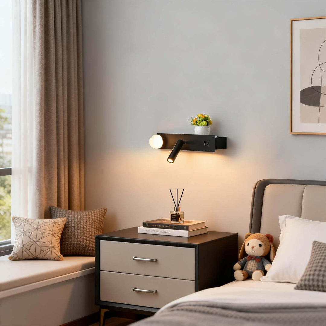 Ravix Wall Light – Nordic minimalist Reading Bedside Lamp