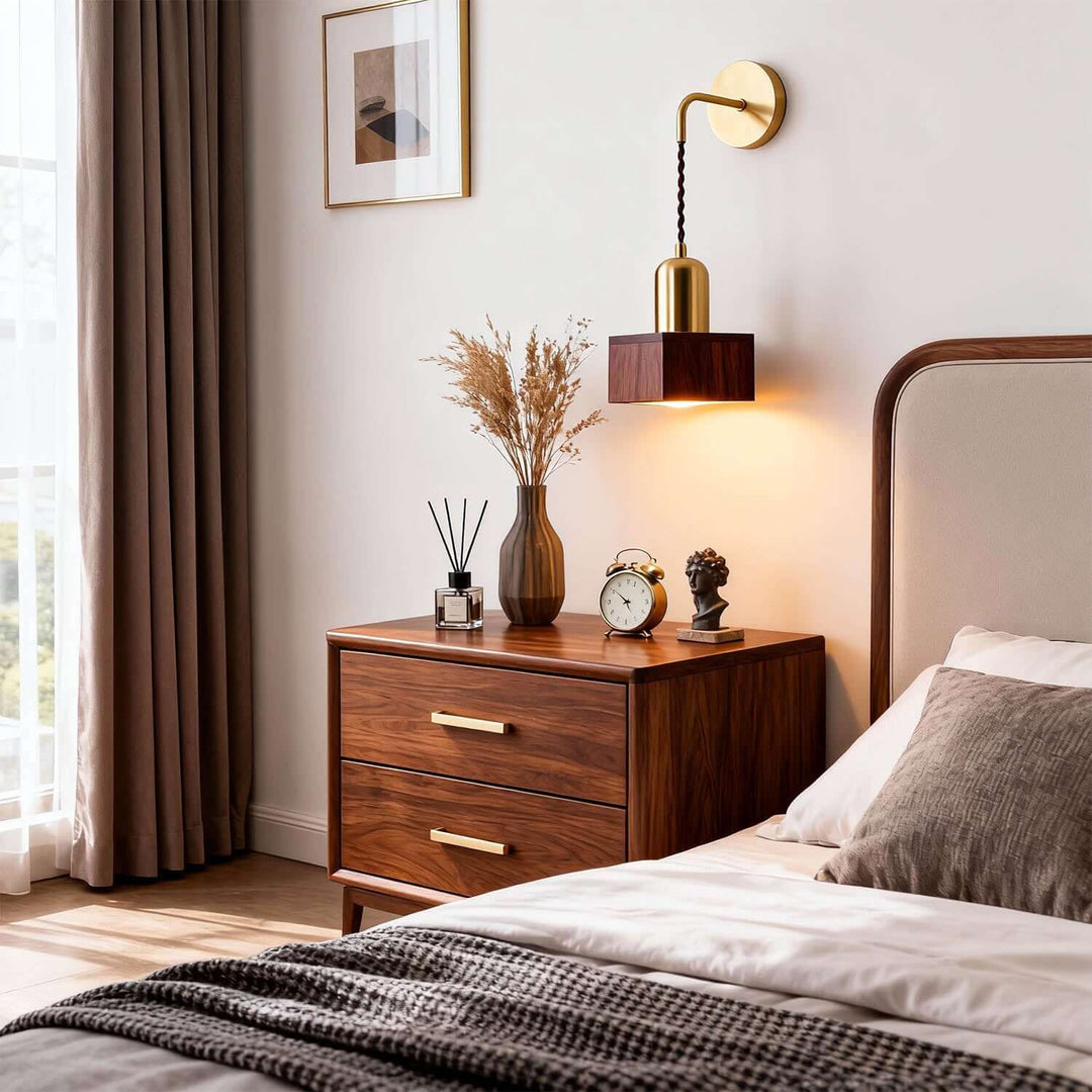 Revira Wall Light - Modern Minimal Geometric Wood Decorative