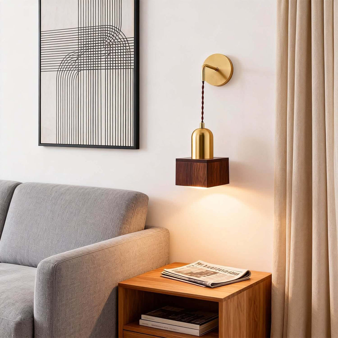 Revira Wall Light - Modern Minimal Geometric Wood Decorative