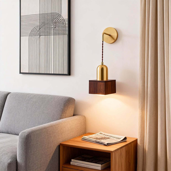 Revira Wall Light - Modern Minimal Geometric Wood Decorative