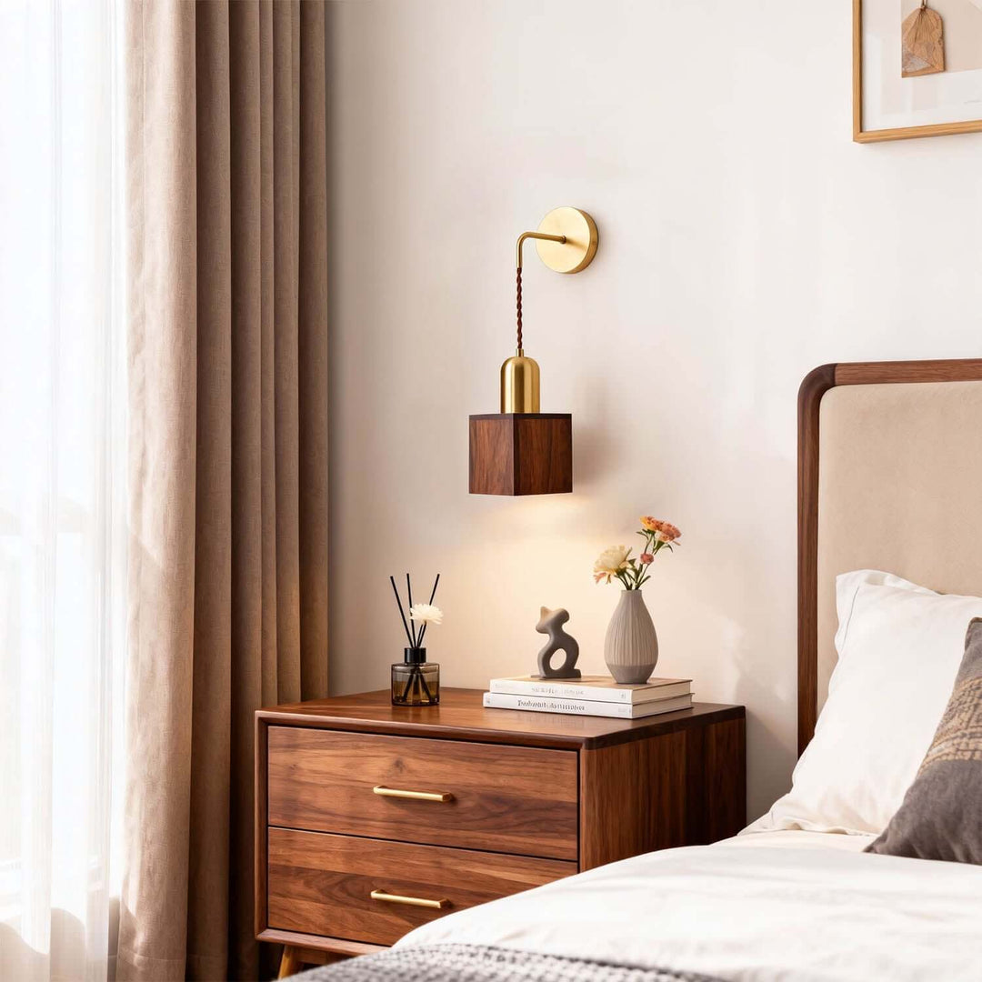 Revira Wall Light - Modern Minimal Geometric Wood Decorative