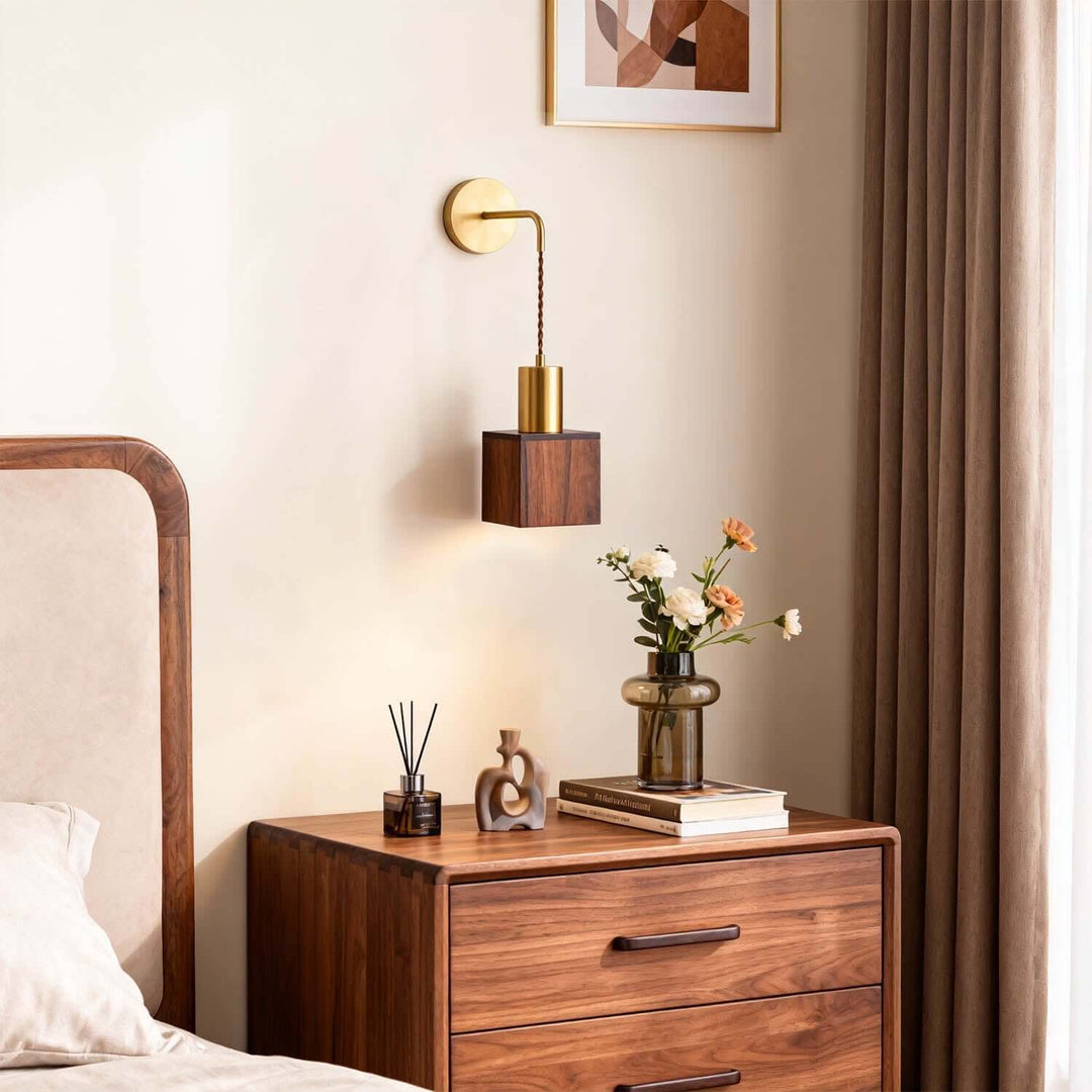 Revira Wall Light - Modern Minimal Geometric Wood Decorative