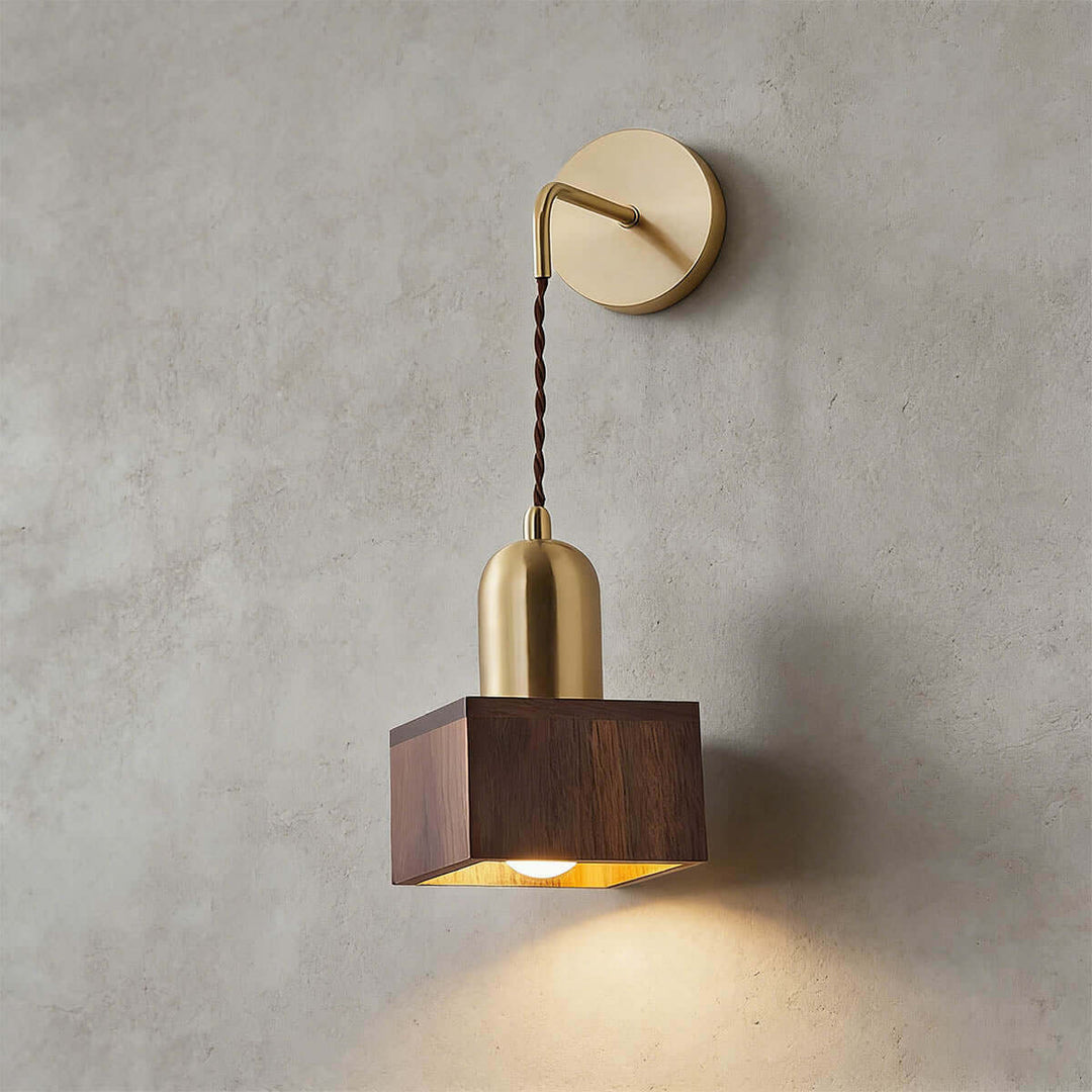 Revira Wall Light - Modern Minimal Geometric Wood Decorative
