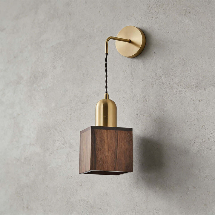 Revira Wall Light - Modern Minimal Geometric Wood Decorative