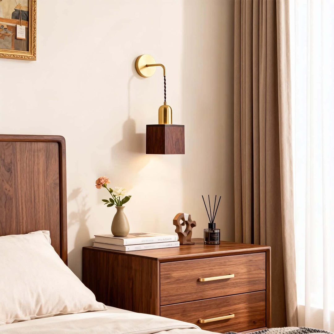 Revira Wall Light - Modern Minimal Geometric Wood Decorative