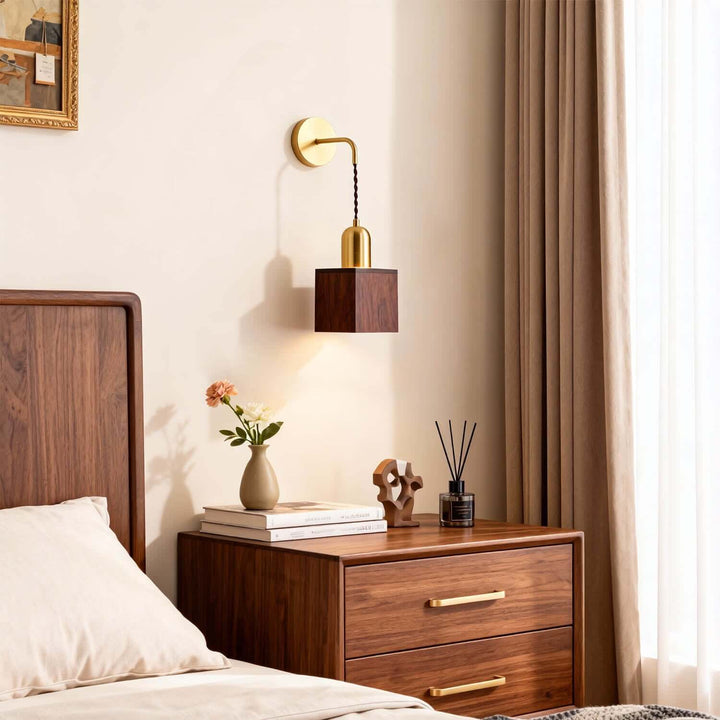 Revira Wall Light - Modern Minimal Geometric Wood Decorative