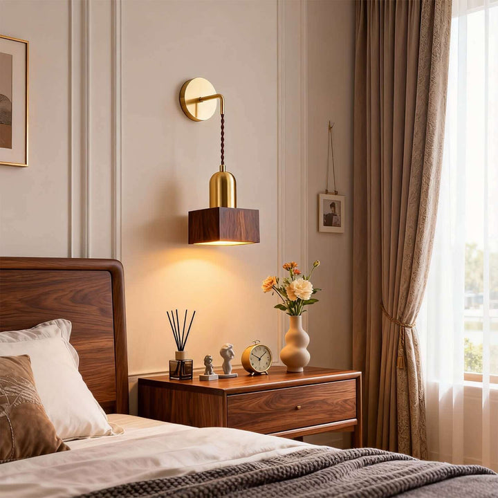 Revira Wall Light - Modern Minimal Geometric Wood Decorative