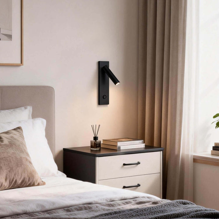Ruvani Wall Light – Nordic LED Rotatable Reading Bedside Lamp