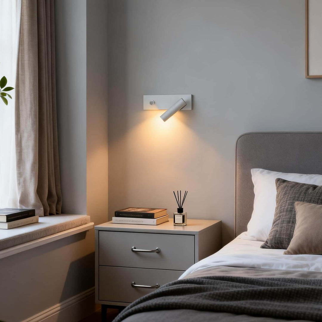 Ruvani Wall Light – Nordic LED Rotatable Reading Bedside Lamp