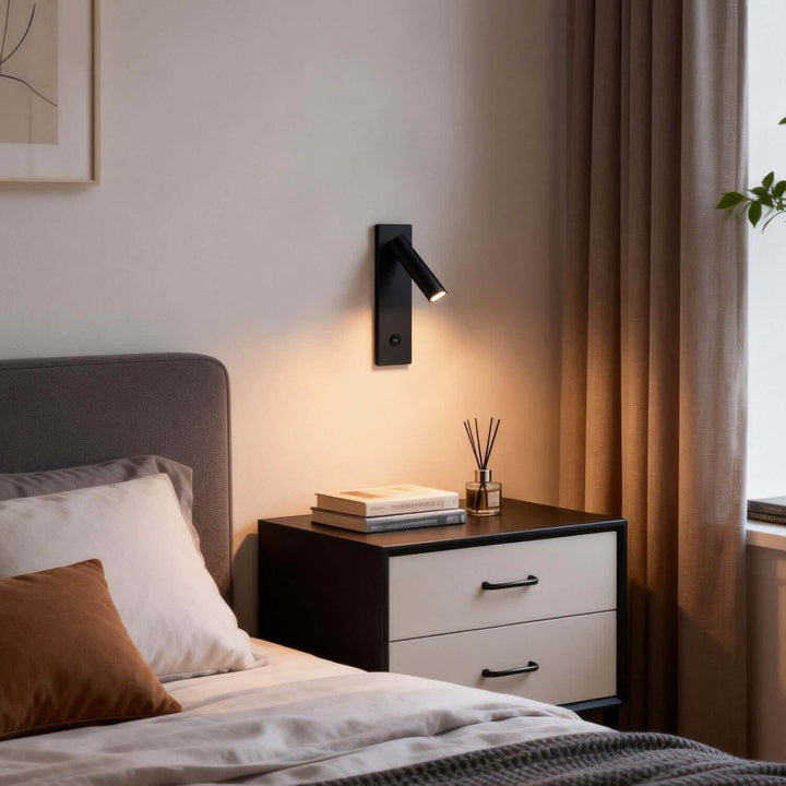 Ruvani Wall Light – Nordic LED Rotatable Reading Bedside Lamp