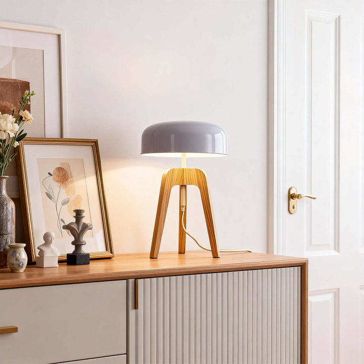 Rynae Table Lamp – Nordic Modern Solid Wood Study Light