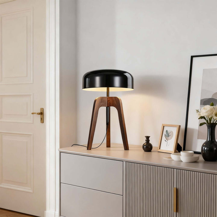 Rynae Table Lamp – Nordic Modern Solid Wood Study Light