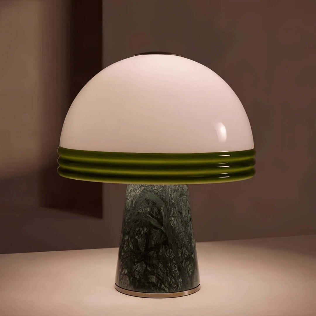 Sariva Table Light – Nordic Minimalist Marble Mushroom Lamp