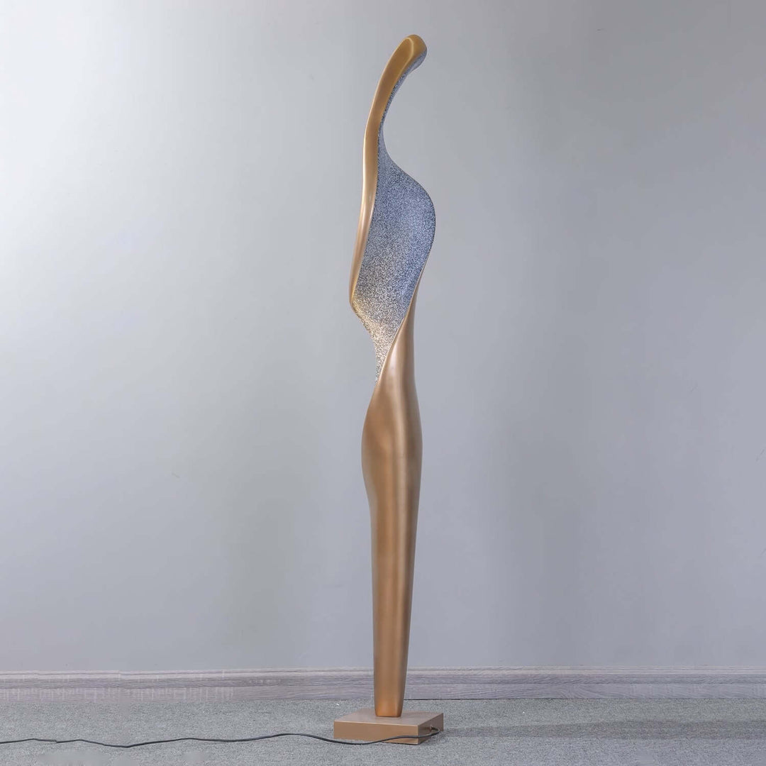 Torch Sculpture Floor Lamp – Creative Art Living Room Decor