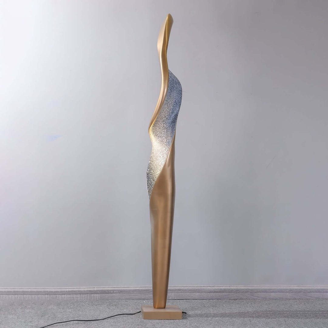 Torch Sculpture Floor Lamp – Creative Art Living Room Decor