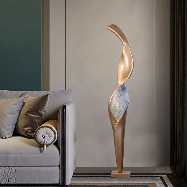 Torch Sculpture Floor Lamp – Creative Art Living Room Decor