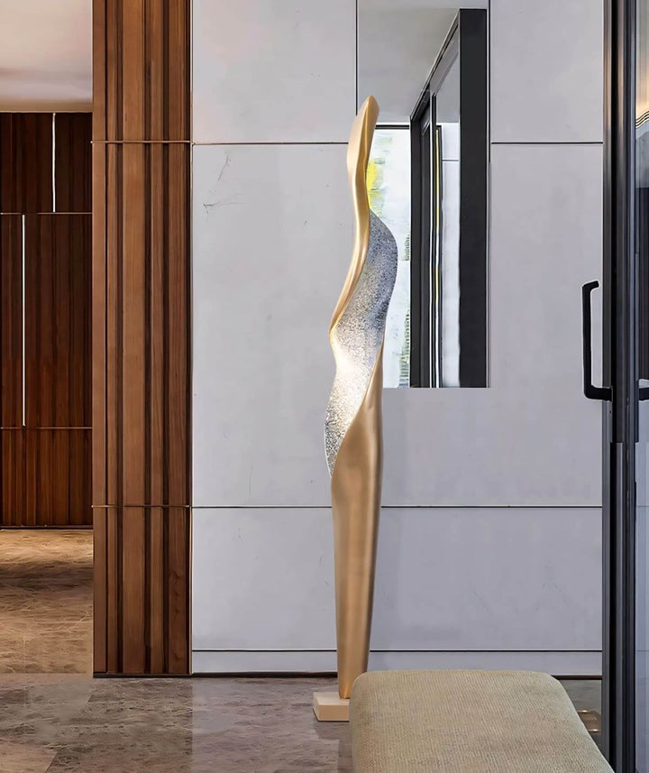 Torch Sculpture Floor Lamp – Creative Art Living Room Decor