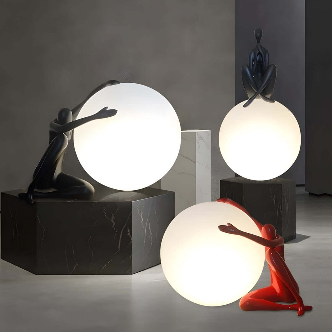 Aumir Sculptural Table Lamp – Nordic Creative Art Decor