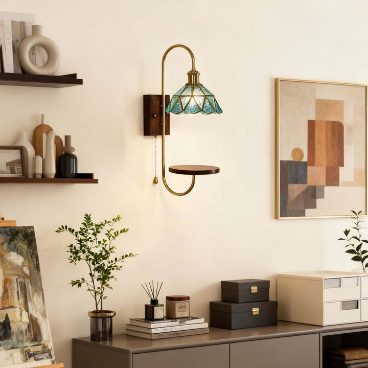 Selvia Shelf Sconce – Modern French Wall Bedroom Light