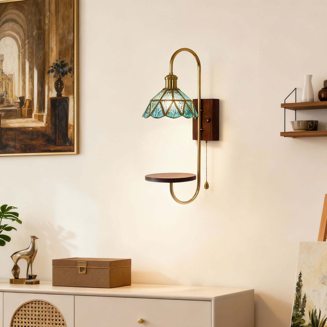 Selvia Shelf Sconce – Modern French Wall Bedroom Light