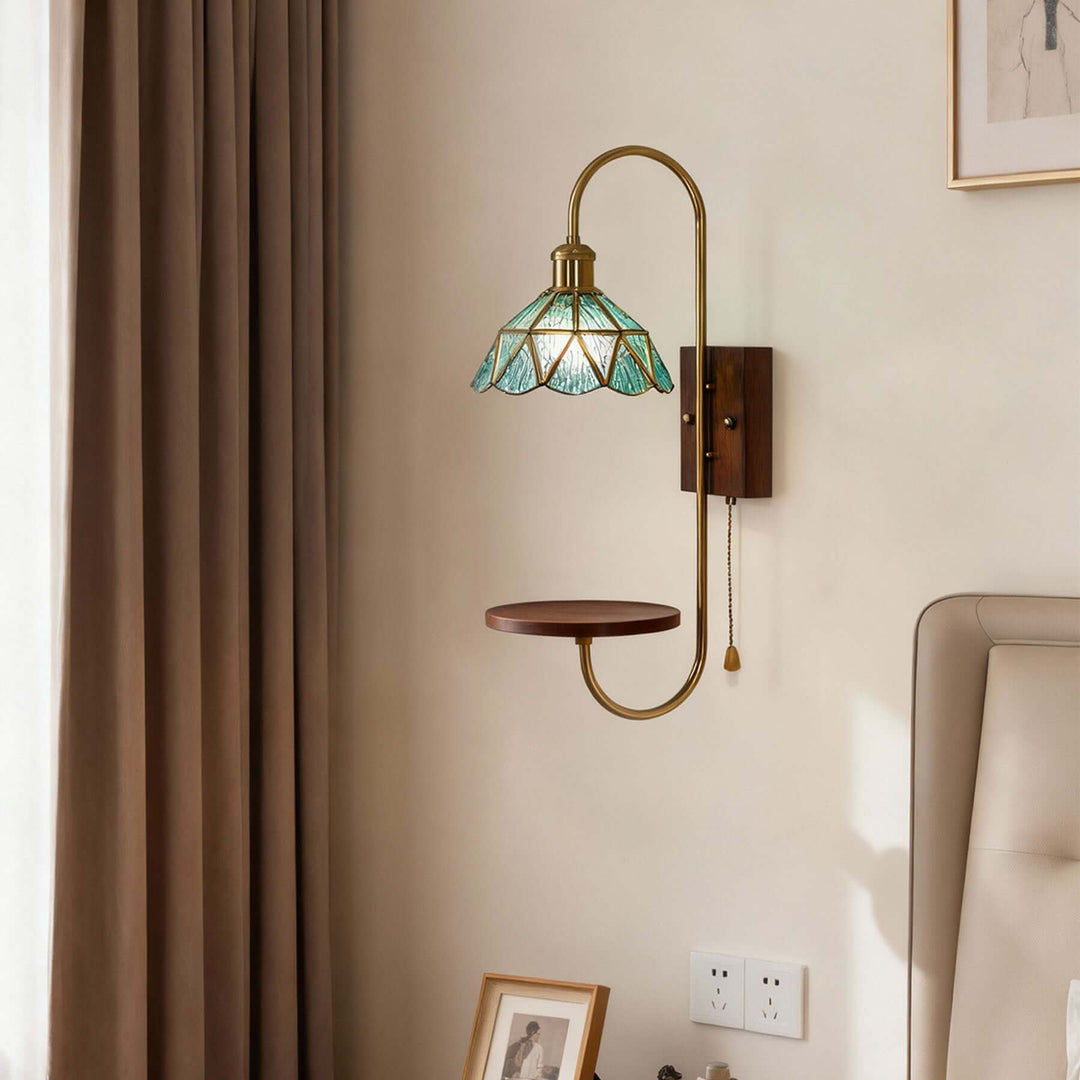 Selvia Shelf Sconce – Modern French Wall Bedroom Light