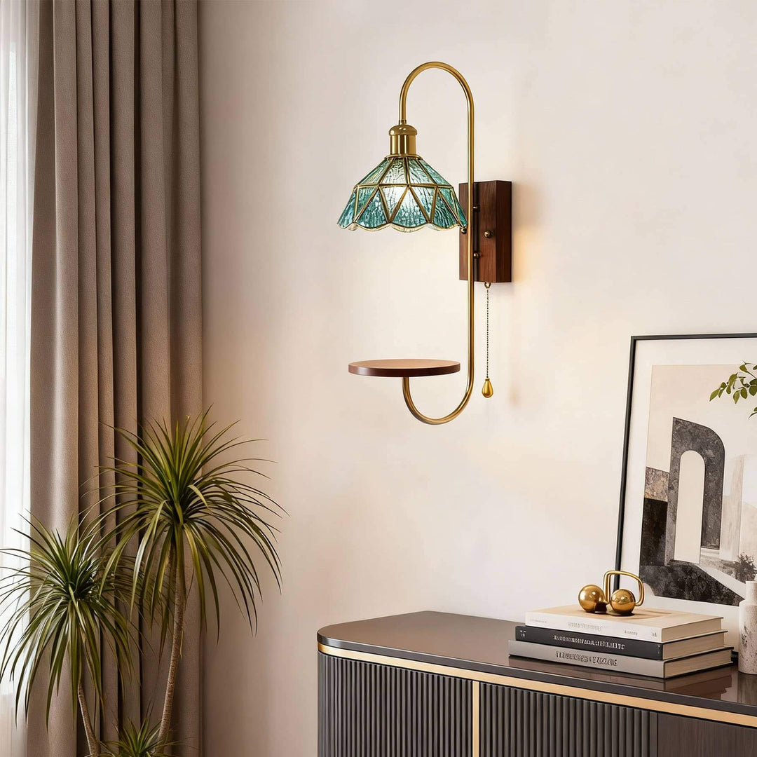 Selvia Shelf Sconce – Modern French Wall Bedroom Light