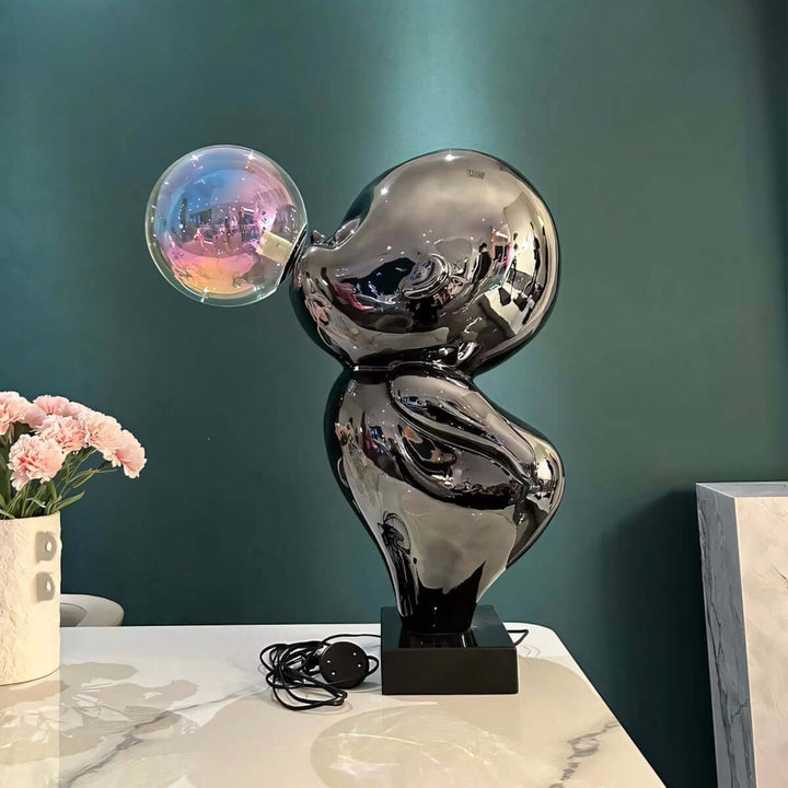 Selvina Sculpture Table Lamp – Creative Cartoon Art Resin Decoration