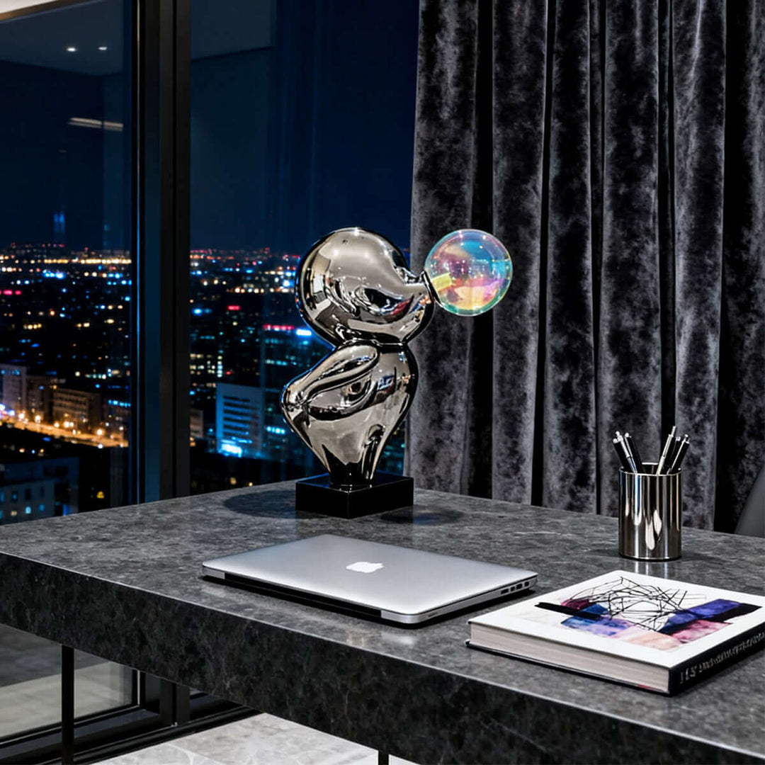 Selvina Sculpture Table Lamp – Creative Cartoon Art Resin Decoration