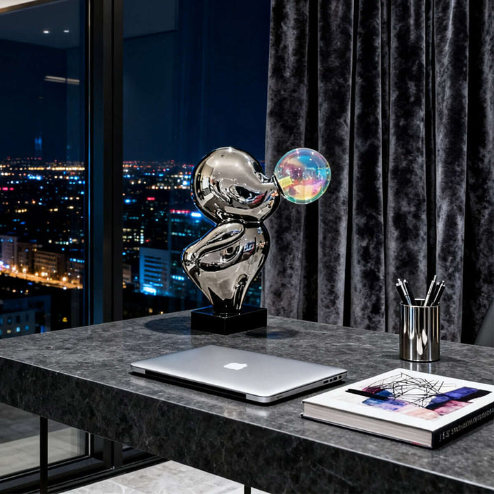 Selvina Sculpture Table Lamp – Creative Cartoon Art Resin Decoration