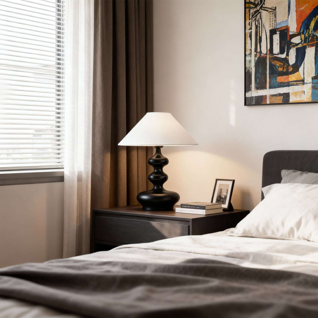 Sevien Table Lamp – French Style Creative Fabric Vintage Light