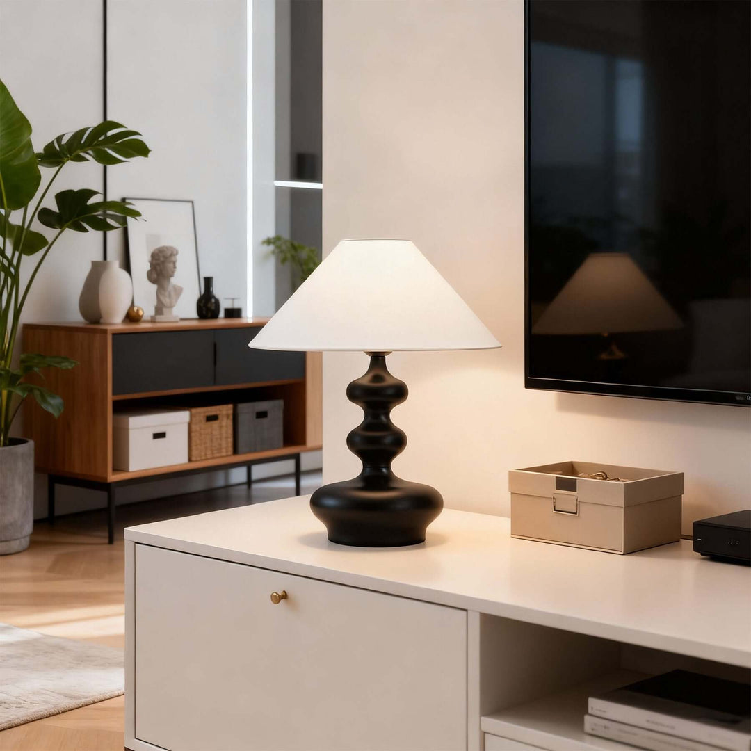 Sevien Table Lamp – French Style Creative Fabric Vintage Light